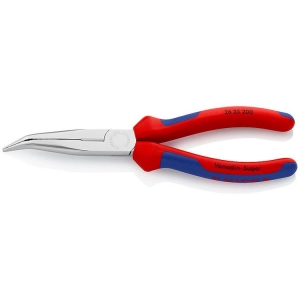 Knipex 26 25 200 Pliers Side Cutting Snipe Nose Side Cutter Bent Nose chrome-pla